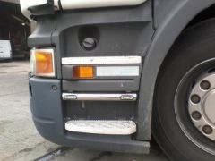 To Fit Scania P, G, R Series Pre 2009 Side Step Bars + White LED Lights