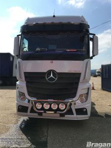 To Fit Mercedes Actros MP4 Grill Bar A + Round Spot Lamps