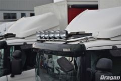 Roof Bar + Flush LEDs For MAN TGX 2015-2023 Euro6 XL Standard Cab