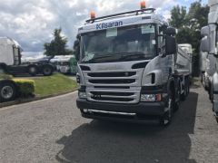 To Fit Pre 2009 Scania P G R 6 Series With Full Steel Bumper, LED Under Bumper Bar - A