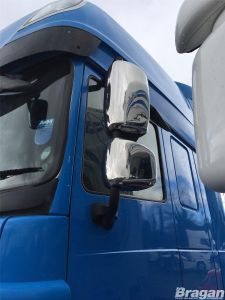To Fit 2006 - 2013 DAF CF Stainless Steel Mirror Covers
