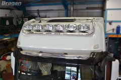 Roof Bar + Slim LEDs x7 + Jumbo Spots x6 + Amber Beacons x2 For Mercedes Actros MP4 