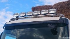 Roof Bar + LEDs + Spots For Volvo FH4 2013-2021 Low Standard Sleeper Cab 