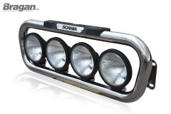 To Fit Scania P, G, R Series Pre 2009 Front Grill Light Bar B + Round Spot Lamps