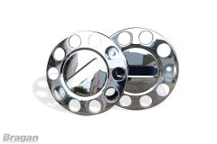 To Fit Scania DAF Volvo MAN New Design 22.5" Universal Truck Lorry Front Outer Wheel Trims Covers