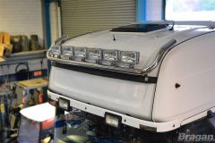 To Fit Mercedes Actros MP4 Big Space Roof Light Bar + Slim LEDs + Rectangle Spots - TYPE B