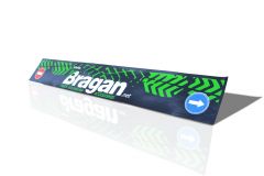 UV Rubber Bragan Print Rear Trailer Mudguards 240x35cm