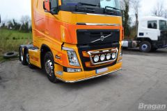 To Fit Volvo FH4 2013+ Grill Light Bar D + Step Pad + Side LEDs