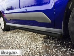 Side Bars - BLACK For Ford Transit / Tourneo Connect SWB 2014+