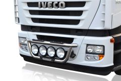 To Fit Iveco Stralis Cube + Hi-Way Active Space Grill Light Bar A + Round Spot Lamps