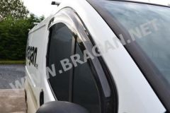 To Fit 2000 - 2006 Ford Transit MK6 Smoked Window Deflectors Long Type - Adhesive