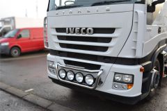 To Fit Iveco Stralis Cube + Hi-Way Active Space Time Grill Bar D + Step Pads + Side LEDs