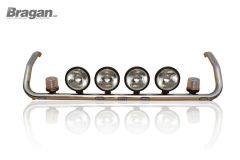 To Fit Scania 4 Series Topline Roof Light Bar + LEDs + Round Spot Lamps x4 + Beacons x2