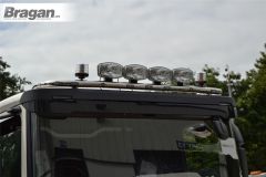 Roof Light Bar + LEDs + Round LED Spots x4 + Clear Beacons For Scania New Generation P, G & XT Series