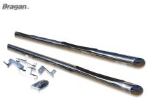 Side Bars For Peugeot Boxer SWB 2007-2014 with Step Pads  - 3"