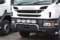 To Fit Scania P G R 6 Series 2009+ Construction Tipper Truck Grill Light Bar + Lamps + LED