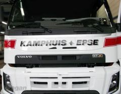 Advertising Plate - White For Volvo FMX 2013 - 2021