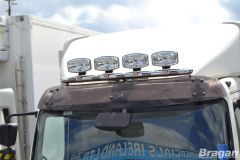 Roof Bar Type A + LED For Mitsubishi Canter Stainless Steel Metal Accessories