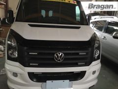 To Fit 2006 - 2014 VW Volkswagen Crafter Smoked Acrylic Bonnet Guard Shield
