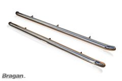 Side Bar Pair 3" For Nissan Navara NP300 2016+ CURVED Ends