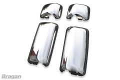 To Fit Pre 2008 DAF CF 65 75 85 Stainless Steel Mirror Covers