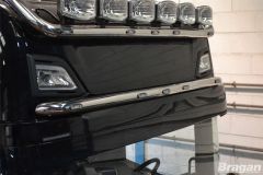 To Fit New Generation 2017+ Scania R & S Series  Visor Bar + Flush LED x5