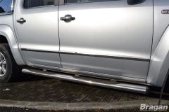 To Fit 2010 - 2016 Volkswagen VW Amarok Chrome Door Trim