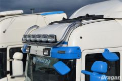 To Fit Scania P, G, R Series Pre 2009 Highline Roof Bar + Jumbo Spots + Slim LEDs