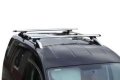 Roof Rails + Crossbars + Load Stops For Volkswagen Caddy Maxi LWB 2010 - 2015
