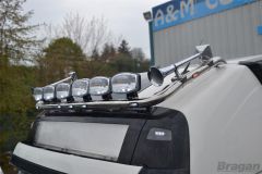 Roof Light Bar + LEDs For Volvo FH4 2013 - 2021 Globetrotter Standard Cab