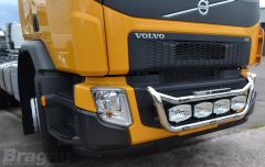 To Fit Volvo FE 2006 - 2013 Grill Light Bar C + Step Pads + Side LEDs + Spots