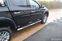 To Fit 2016+ Fiat Fullback Side Bars with Step Pads