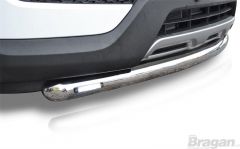 To Fit 2014+ Citroen Jumper Relay Bumper Spoiler Bar + LEDs