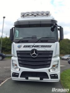 To Fit Mercedes Actros MP4 Big Space Cab Roof Light Bar + Rectangle Spots