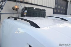 Black Roof Rails For VW Volkswagen Caddy Maxi 2010 - 2015 LWB 