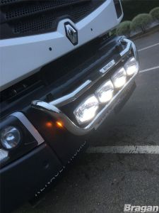 To Fit Renault Premium Grill Light Bar C + Jumbo Spots + Step Pad + Side LEDs