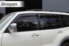 Window Deflectors For Mitsubishi Pajero Shogun 2000 - 2006