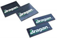 4 Piece UV Rubber Bragan Print Front and Rear Mudguards Set