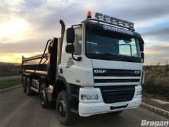 Roof Bar + Rectangle Spots For DAF CF 2014 Low Cab 