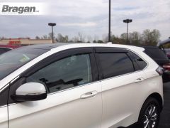To Fit 2016+ Ford Edge Smoked Window Deflectors - Adhesive