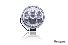 12/ 24v 9" Round Cree LED Spot Fog Lights Lamp DRL / Park Light Dual Function CE