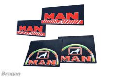4pc Set UV Rubber MAN Front and Rear Mudguards