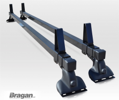 4x Universal Load Stops + 40mm U Bolt Brackets For Big Van Roof Rack Bars