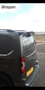 Polyurethane Rear Roof Spoiler For Peugeot Partner 2019+ - Barn Doors Twin Doors