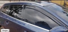 To Fit 2008 - 2013 Volvo XC60 Smoked Window Deflectors - Adhesive