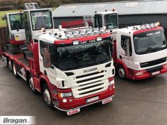 Roof Light Bar + Jumbo Spots x4 + Clear Lens Beacon x2 + Air Horns x2 For DAF XF 105 Space Cab Stainless 