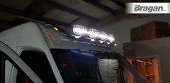 Roof Bar B1 + Jumbo Spots + LEDs For Volkswagen Crafter Medium High 2006 - 2014