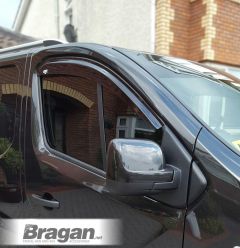 To Fit  2002 - 2014 Nissan Primastar Smoked Window Deflectors - Adhesive