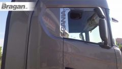 To Fit 2017+ New Generation Scania R & S Series Door Pillar Post Chrome Trim