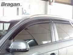 To Fit 2012 - 2018 Audi Q3 Smoked Tinted Window Deflectors - Adhesive